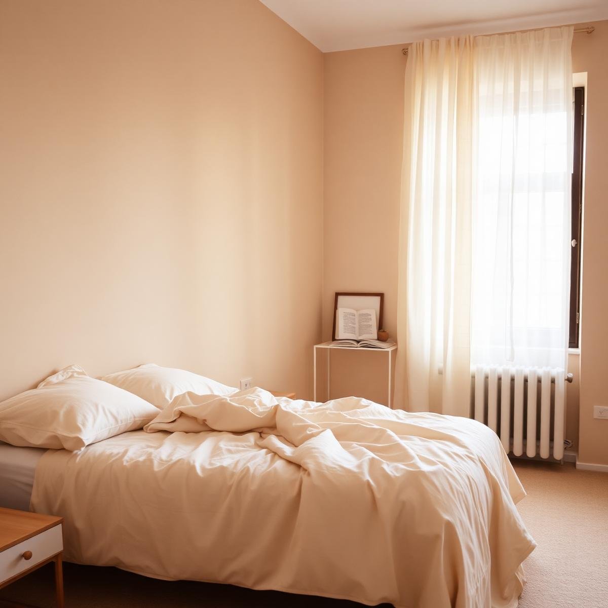 One bedroom residence interior