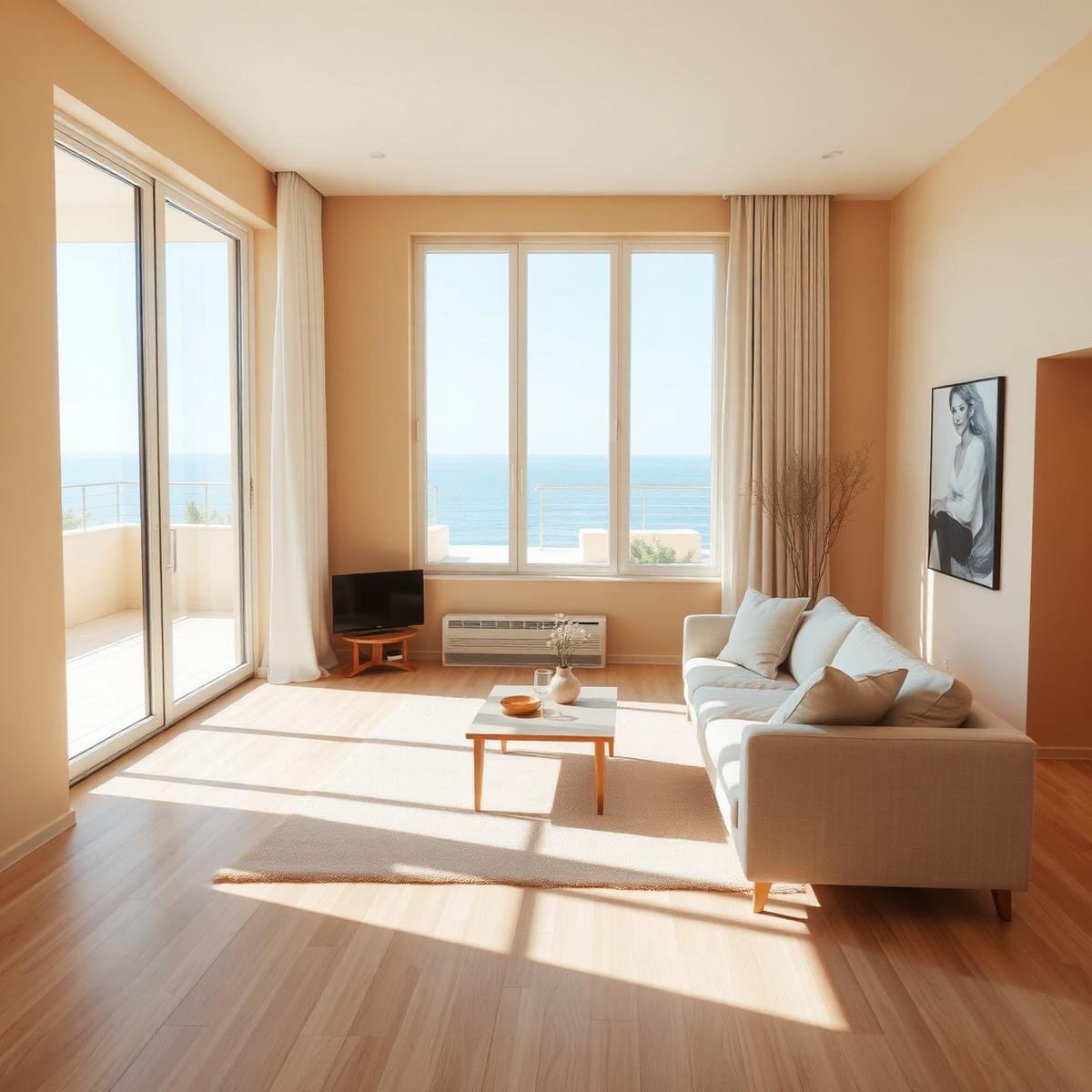 Three bedroom residence interior